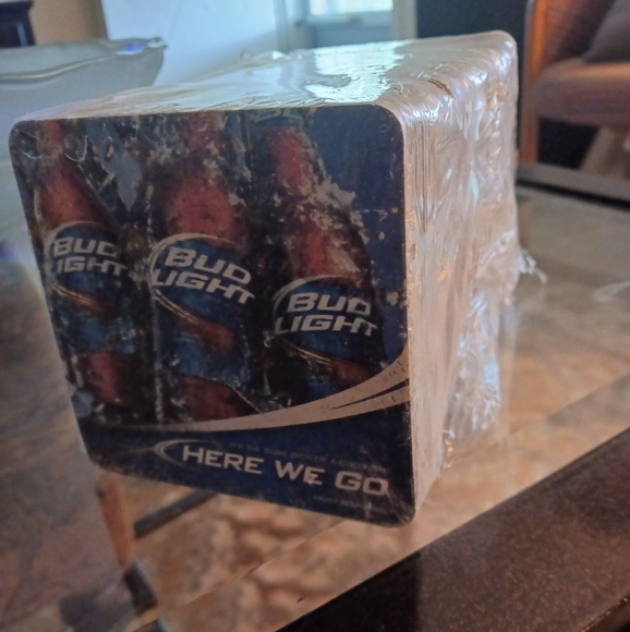 Vintage Bud Light coasters Full sleeve 120ct New old stock Double sided graphics - Picture 2 of 6